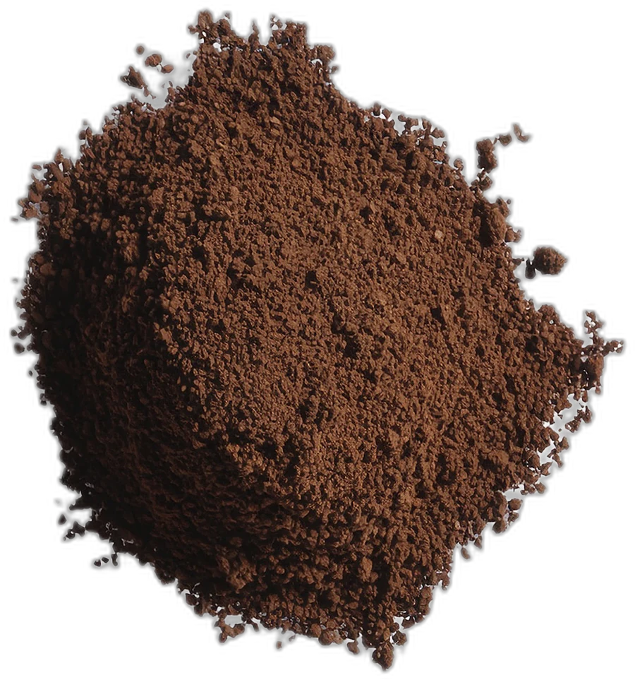 Ground mushroom coffee